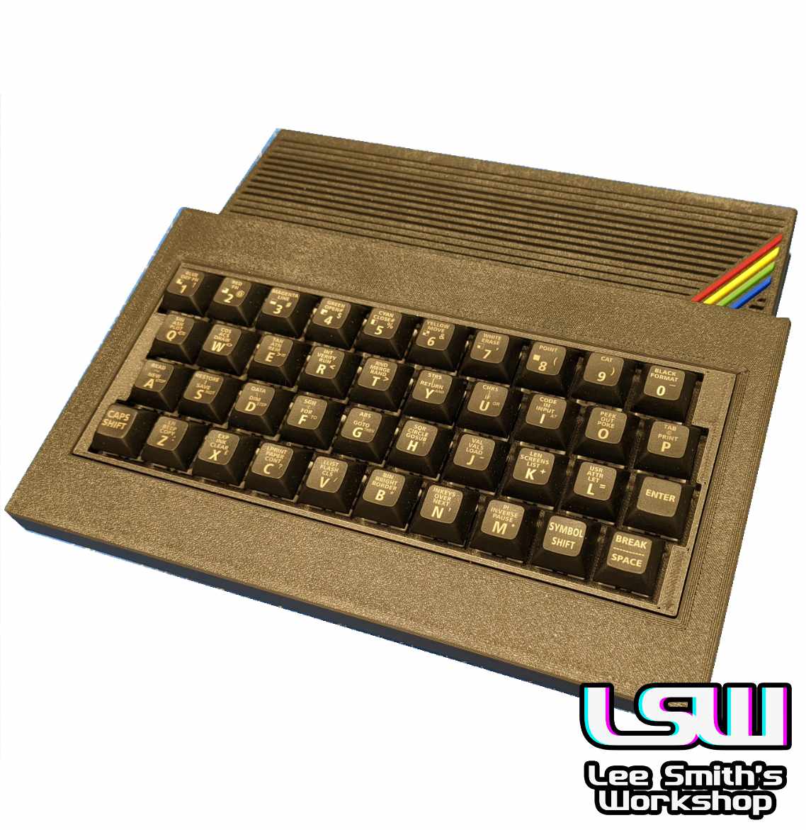 The Mechtrum - Mechanical Keyboard Zx Spectrum case 